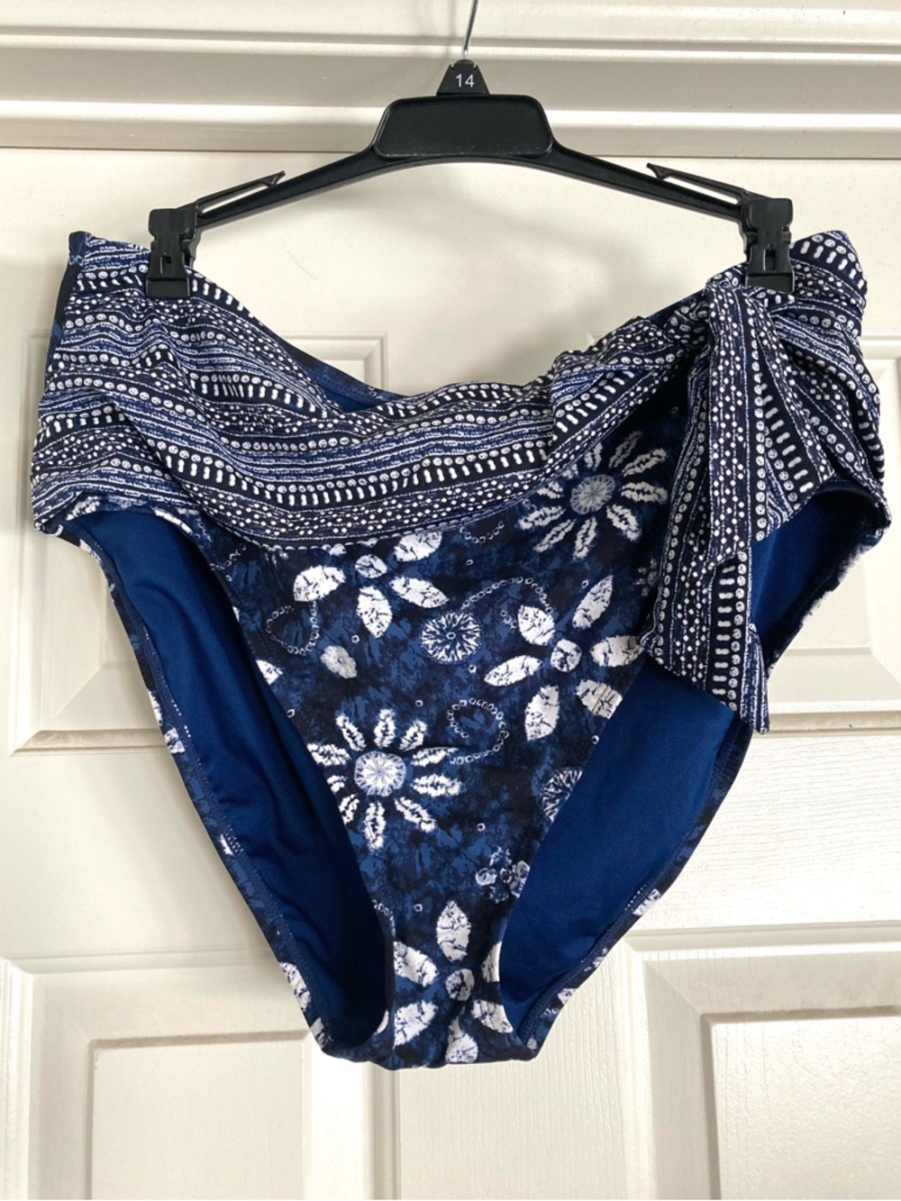 Bleu Rod Beattie Patterned High-Waist Bikini Bottom